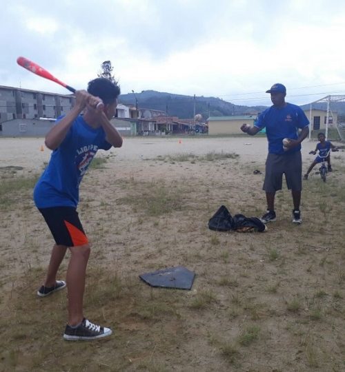 LaLigaPequena_AmalfiCamp_Jader_Sept2017_BattingPractice_BehindHomePlate